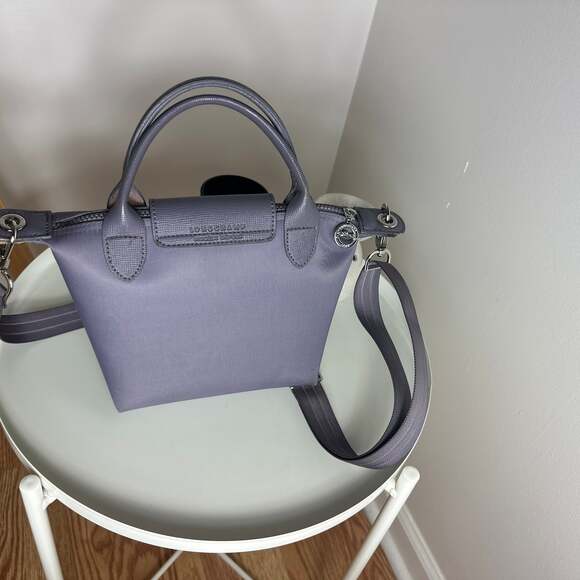 Longchamp Le Pliage Neo XS Top Handle Crossbody Bag in Purple - Picture 5 of 7